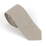 Beige cotton Tie