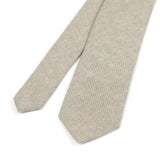 Beige cotton Tie