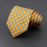 ZONFAZ Men's Classic Floral Jacquard Soft Silk Ties