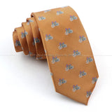 ZONFAZ Casual Cartoon Cute Ties For Men Skinny Fashion Necktie