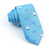 ZONFAZ Casual Cartoon Cute Ties For Men Skinny Fashion Necktie