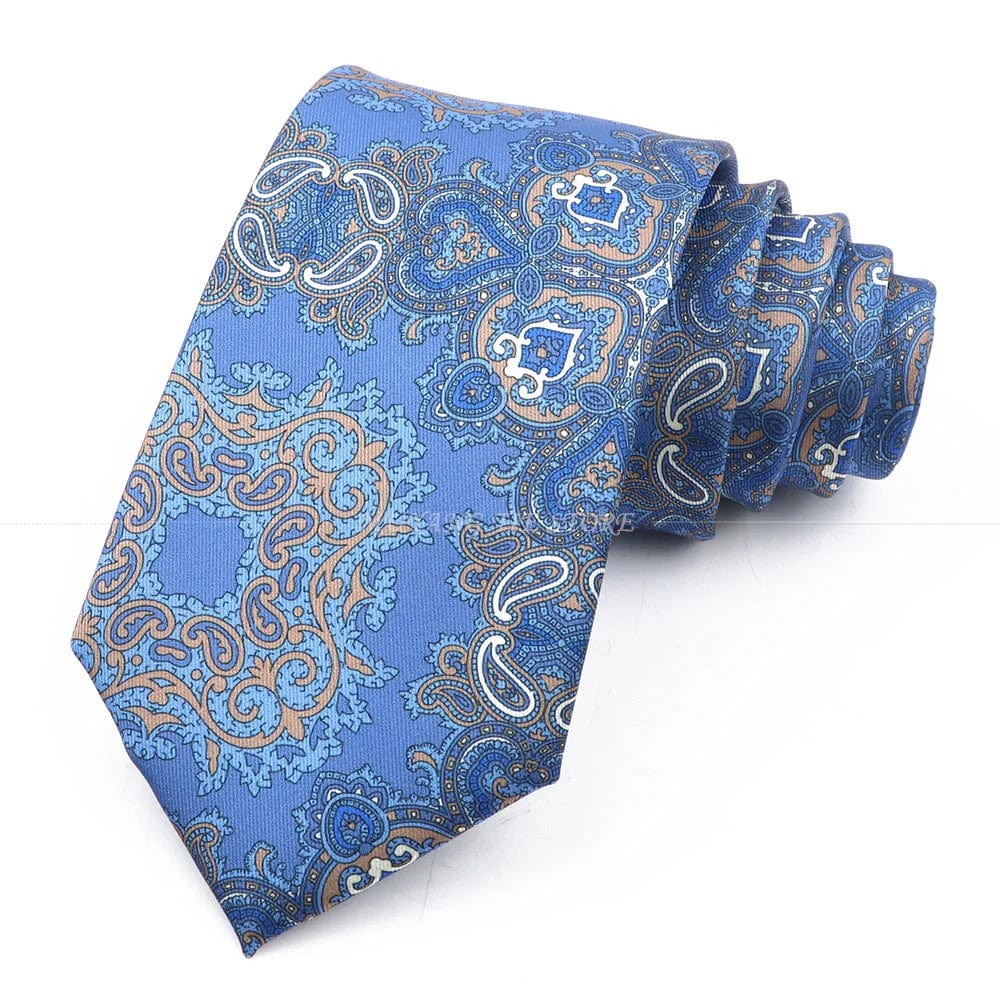 ZONFAZ Classic Paisley Silk Ties