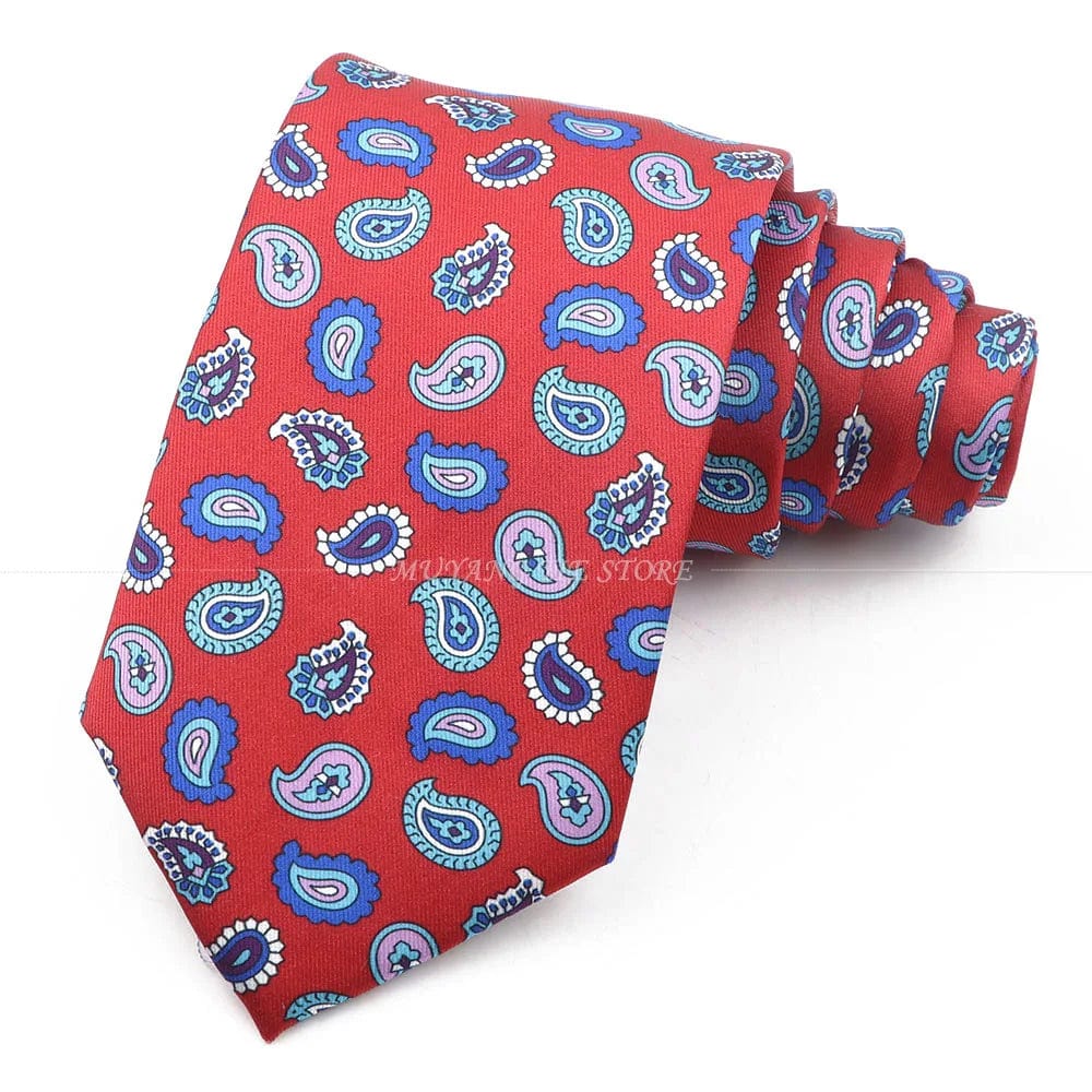 ZONFAZ Classic Paisley Silk Ties