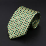 ZONFAZ Men's Silk Ties Polka Dots Jacquard Formal Designer Neckties