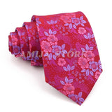 ZONFAZ 52 Styles Men's Fashion Silk Ties Floral Striped Plaid Print Jacquard Necktie