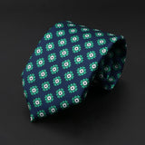 ZONFAZ Men's Silk Ties Polka Dots Jacquard Formal Designer Neckties