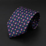 ZONFAZ Men's Silk Ties Polka Dots Jacquard Formal Designer Neckties