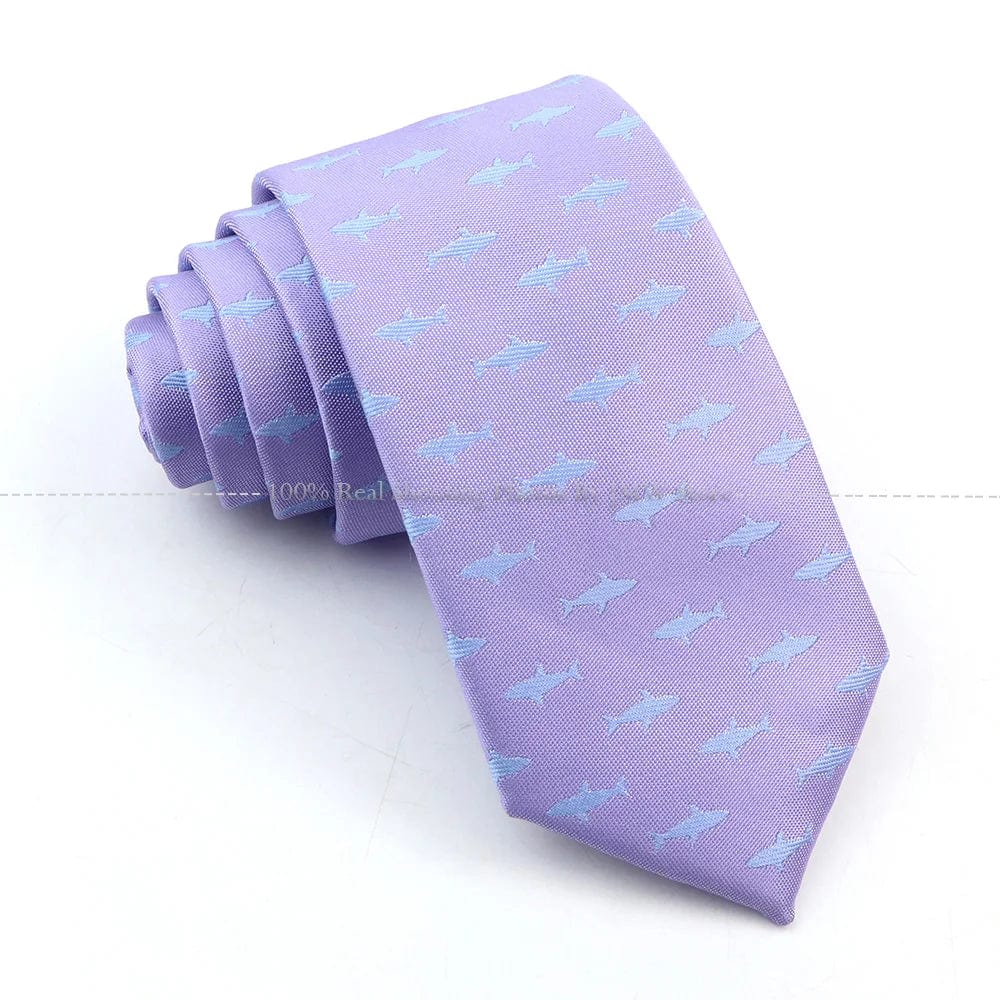 ZONFAZ Casual Cartoon Cute Ties For Men Skinny Fashion Necktie