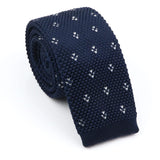 ZONFAZ Fashion Men's Colourful Knitted Tie Skinny Striped Knit Necktie