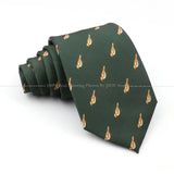 ZONFAZ Creative Imitation Silk Ties Men's Graffiti Necktie