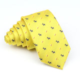 Fashion Jacquard Striped Plaid Paisley Ties For Men Skinny Silk Necktie