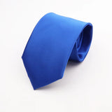 ZONFAZ Solid Color Classical Silk Ties 8cm Width