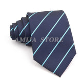 ZONFAZ 52 Styles Men's Fashion Silk Ties Floral Striped Plaid Print Jacquard Necktie