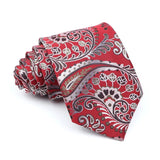 ZONFAZ 52 Styles Men's Fashion Silk Ties Floral Striped Plaid Print Jacquard Necktie