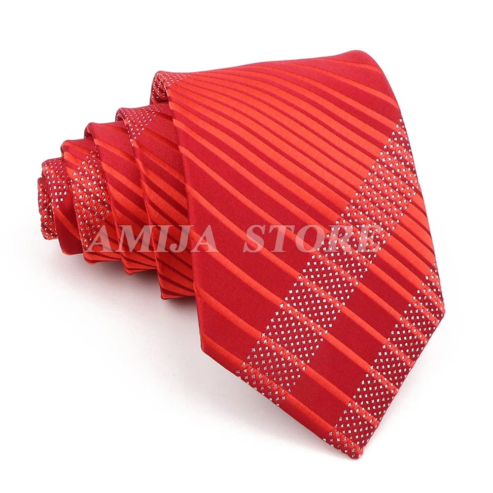 ZONFAZ 52 Styles Men's Fashion Silk Ties Floral Striped Plaid Print Jacquard Necktie