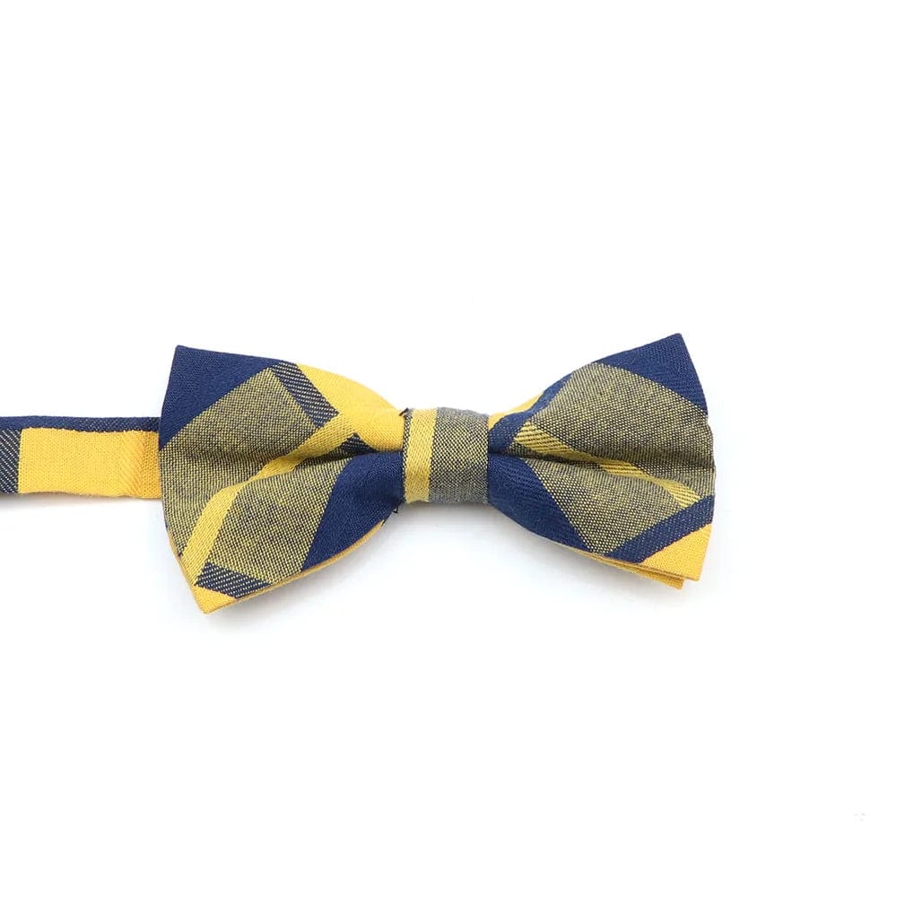 ZONFAZ Soft Cotton Striped Rainbow Bowtie