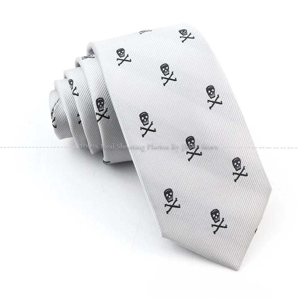 ZONFAZ Casual Cartoon Cute Ties For Men Skinny Fashion Necktie