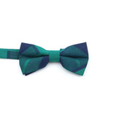 ZONFAZ Soft Cotton Striped Rainbow Bowtie