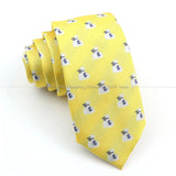 ZONFAZ Casual Cartoon Cute Ties For Men Skinny Fashion Necktie