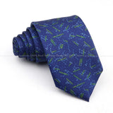 ZONFAZ Creative Imitation Silk Ties Men's Graffiti Necktie