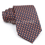 ZONFAZ Creative Imitation Silk Ties Men's Graffiti Necktie