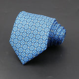 ZONFAZ Men's Classic Floral Jacquard Soft Silk Ties