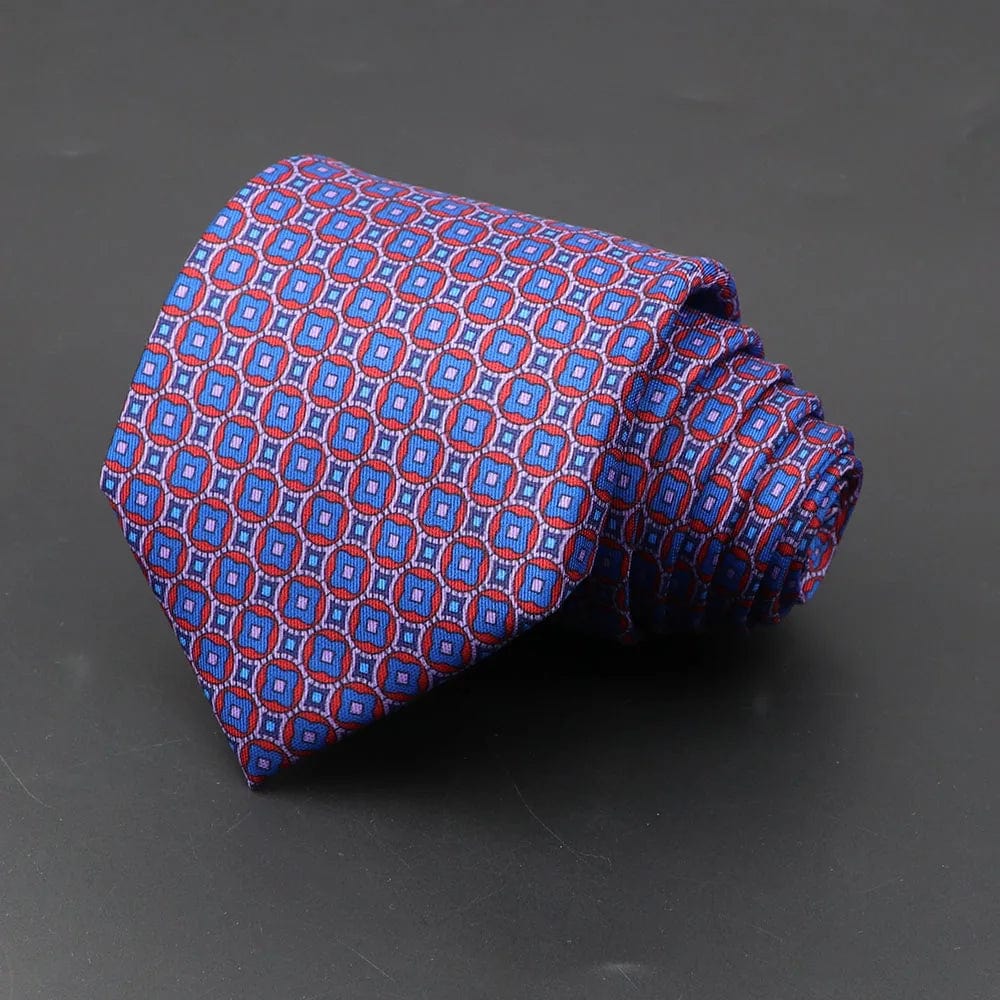 ZONFAZ Men's Classic Floral Jacquard Soft Silk Ties