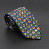 ZONFAZ Soft Bohemian Silk Ties Men's Fashion Polka Dot Necktie