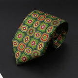 ZONFAZ Men's Silk Ties Polka Dots Jacquard Formal Designer Neckties