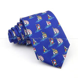 ZONFAZ Creative Imitation Silk Ties Men's Graffiti Necktie