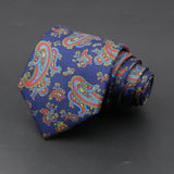 ZONFAZ Men's Classic Floral Jacquard Soft Silk Ties