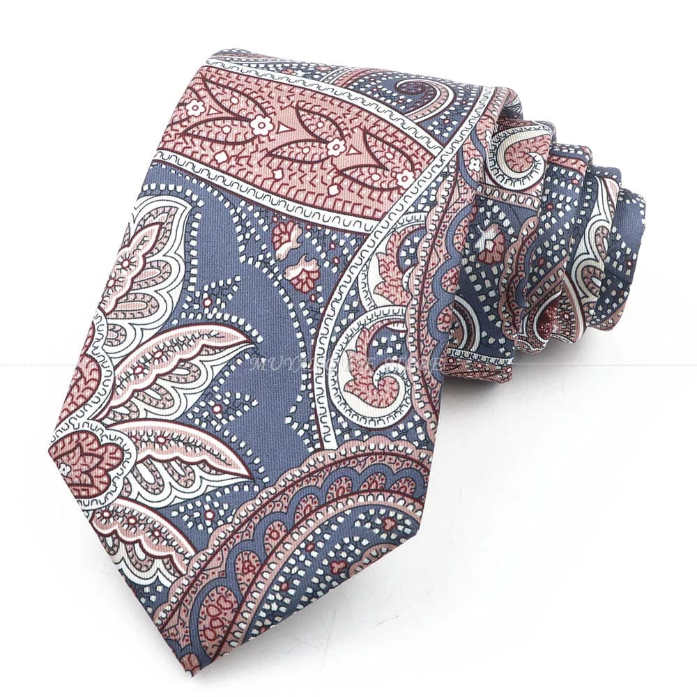 ZONFAZ Classic Paisley Silk Ties