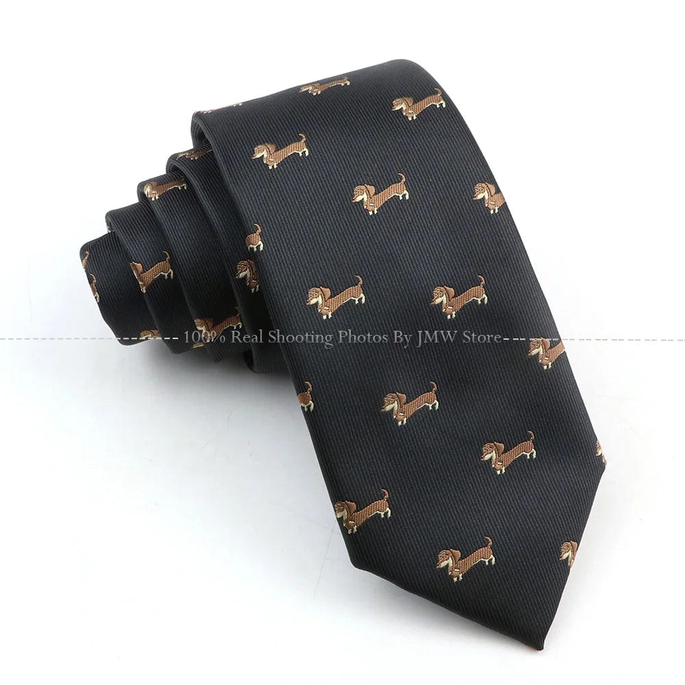 ZONFAZ Casual Cartoon Cute Ties For Men Skinny Fashion Necktie