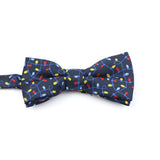 ZONFAZ Christmas Bowtie Festival Theme Fashion Parent-Child Bow Tie for Adult Kid Snowflake Santa Jacquard Silk Bowtie