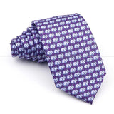 ZONFAZ Creative Imitation Silk Ties Men's Graffiti Necktie