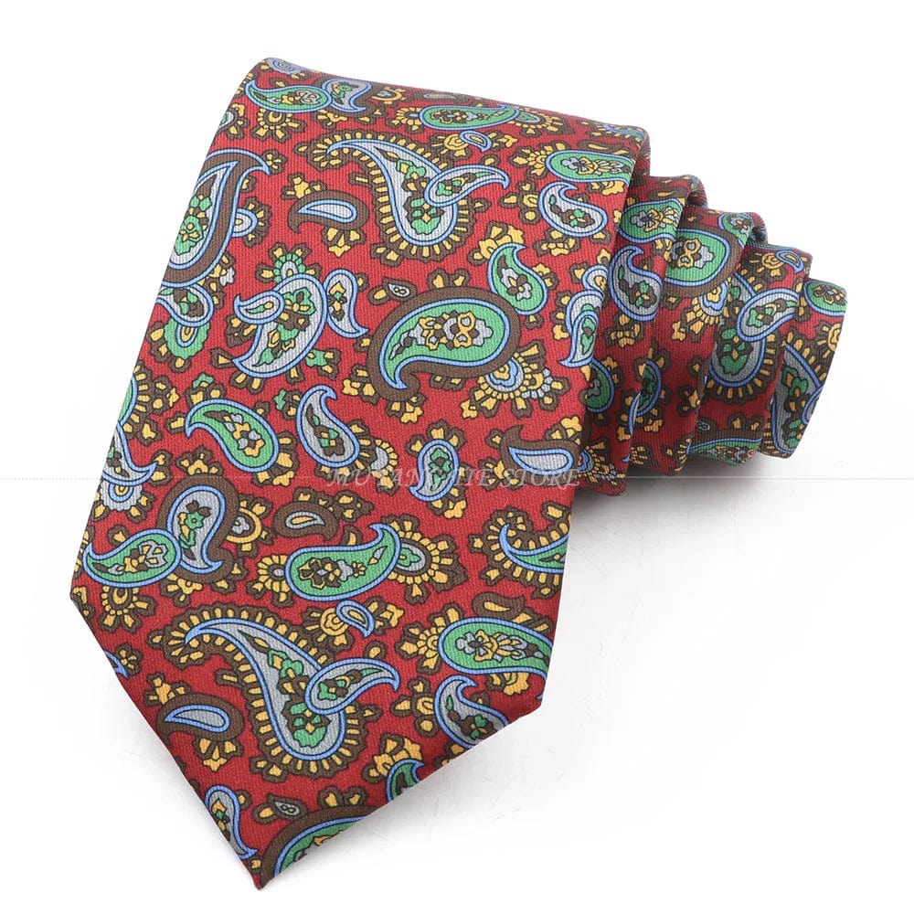 ZONFAZ Classic Paisley Silk Ties