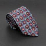 ZONFAZ Soft Bohemian Silk Ties Men's Fashion Polka Dot Necktie