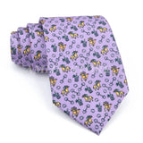 ZONFAZ Creative Imitation Silk Ties Men's Graffiti Necktie