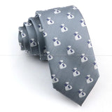 ZONFAZ Casual Cartoon Cute Ties For Men Skinny Fashion Necktie