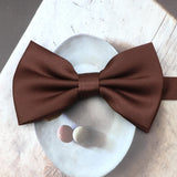 ZONFAZ Solid Color Cute Candy Bow Tie Wedding Accessories Fancy Prom Formal Bowties