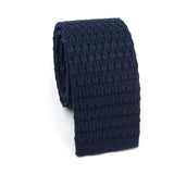 ZONFAZ Fashion Leisure Knitted Ties for Men Colourful Striped Woven Skinny Knit Neckties