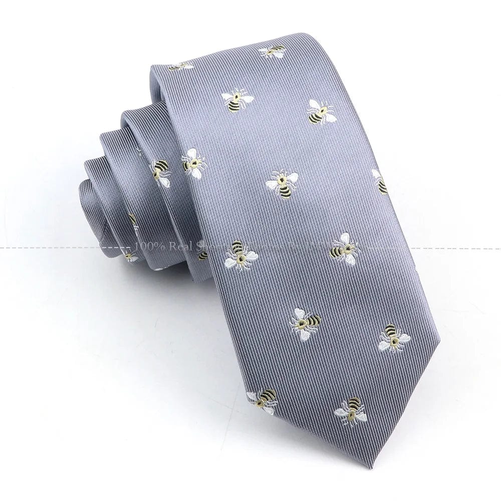 ZONFAZ Casual Cartoon Cute Ties For Men Skinny Fashion Necktie