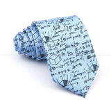 ZONFAZ Creative Imitation Silk Ties Men's Graffiti Necktie