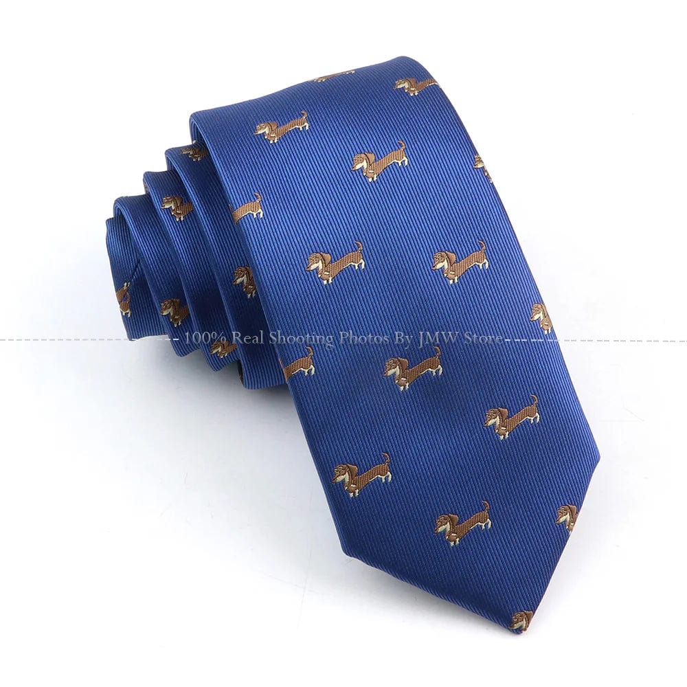 ZONFAZ Casual Cartoon Cute Ties For Men Skinny Fashion Necktie