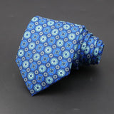 ZONFAZ Men's Classic Floral Jacquard Soft Silk Ties