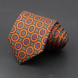 ZONFAZ Men's Classic Floral Jacquard Soft Silk Ties