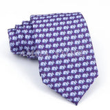 ZONFAZ Creative Imitation Silk Ties Men's Graffiti Necktie