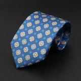 ZONFAZ Men's Silk Ties Polka Dots Jacquard Formal Designer Neckties