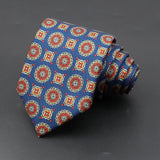 ZONFAZ Men's Classic Floral Jacquard Soft Silk Ties