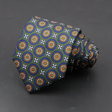 ZONFAZ Men's Classic Floral Jacquard Soft Silk Ties